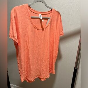 🏃🏼‍♀️‍➡️Fit 4 All Women’s Workout Shirt Coral Size Large-New in Bag/Tag